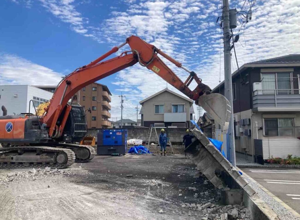 外構撤去（ブロック塀）事例11